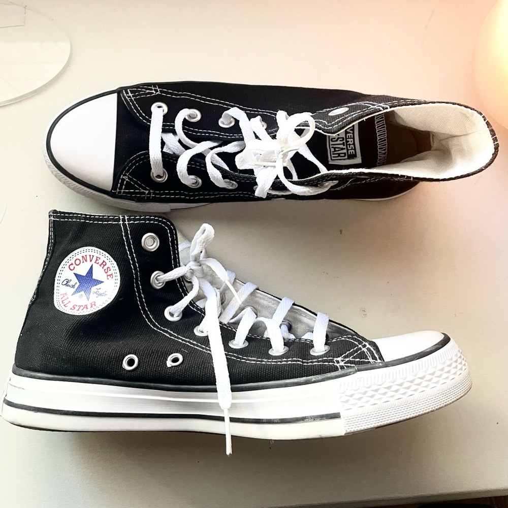 Black High Top Converse